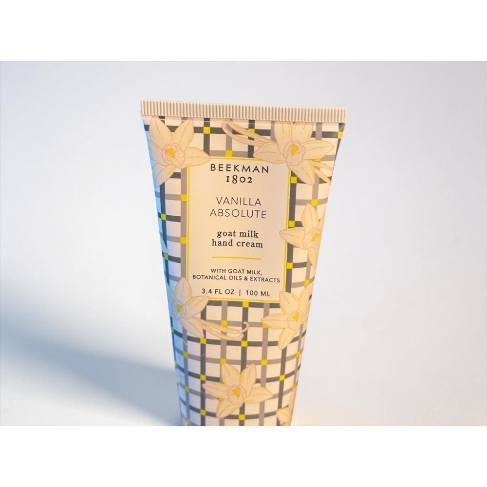 Beekman 1802 Vanilla Absolute Goat Milk Hand Cream 2 Full Size 3.4 oz New Unused